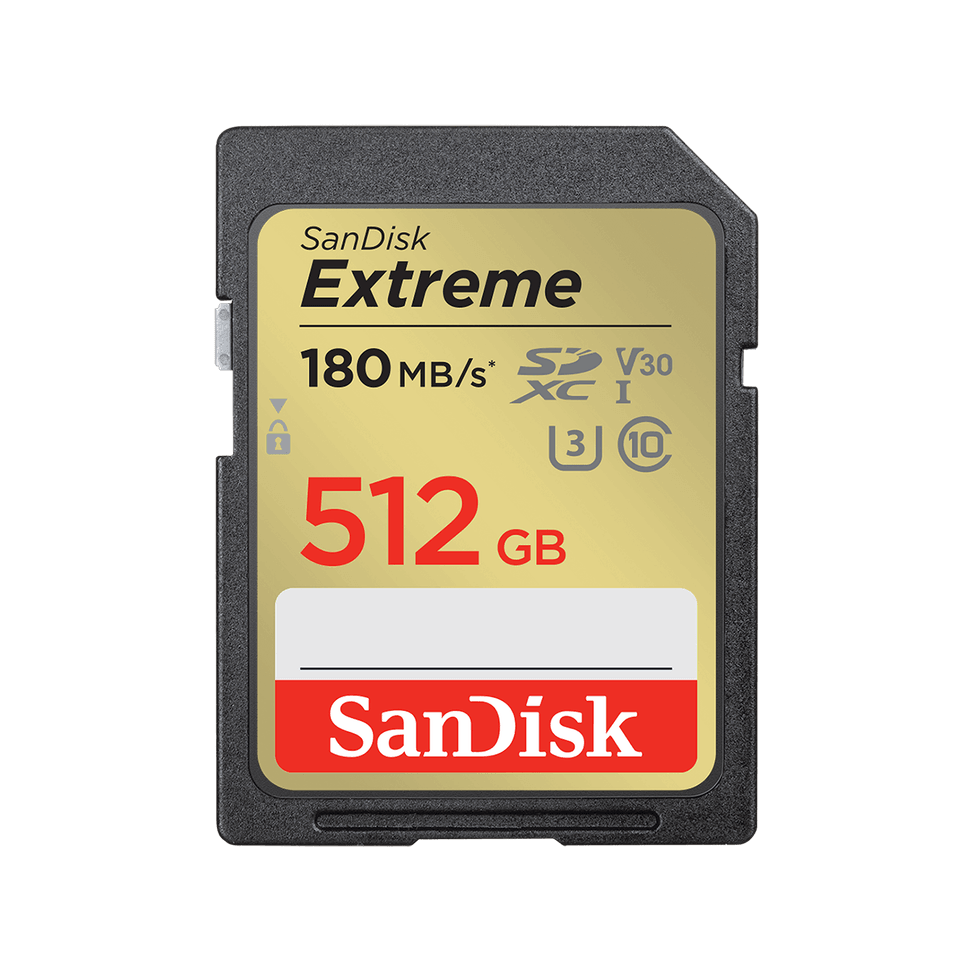 Carte SD SanDisk Extreme UHS-I - 512 Go — image 1