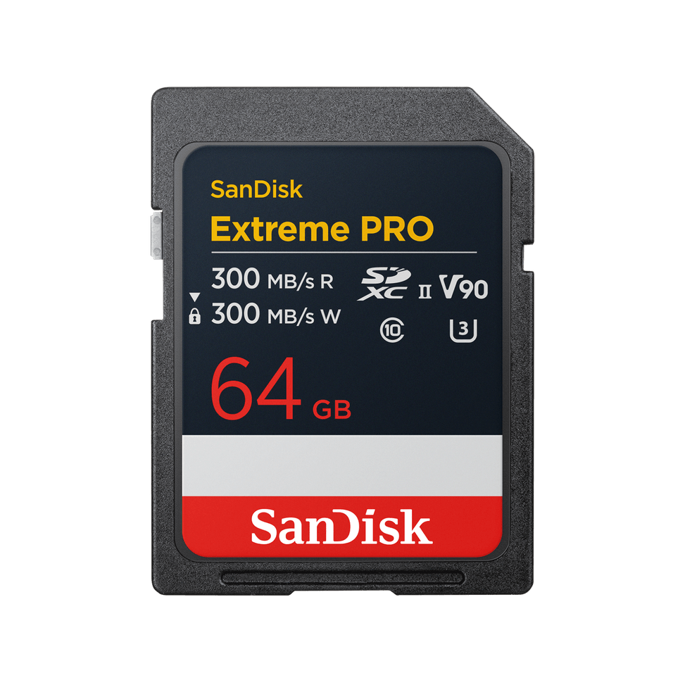 Carte SD UHS-II SanDisk Extreme PRO (V90) - 64 Go — image 1