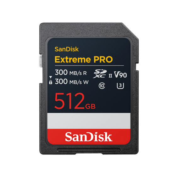 Carte SD UHS-II SanDisk Extreme PRO (V90) - 512 Go