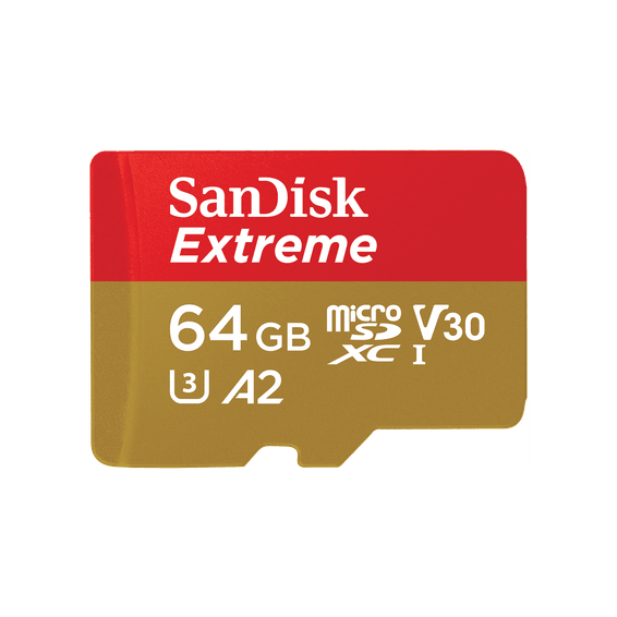 Carte microSDXC™ SanDisk Extreme® UHS-I - 64 Go