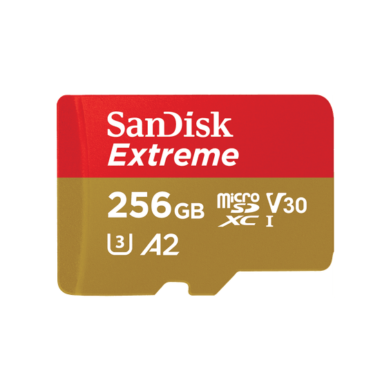 Carte microSDXC™ SanDisk Extreme® UHS-I - 256 Go