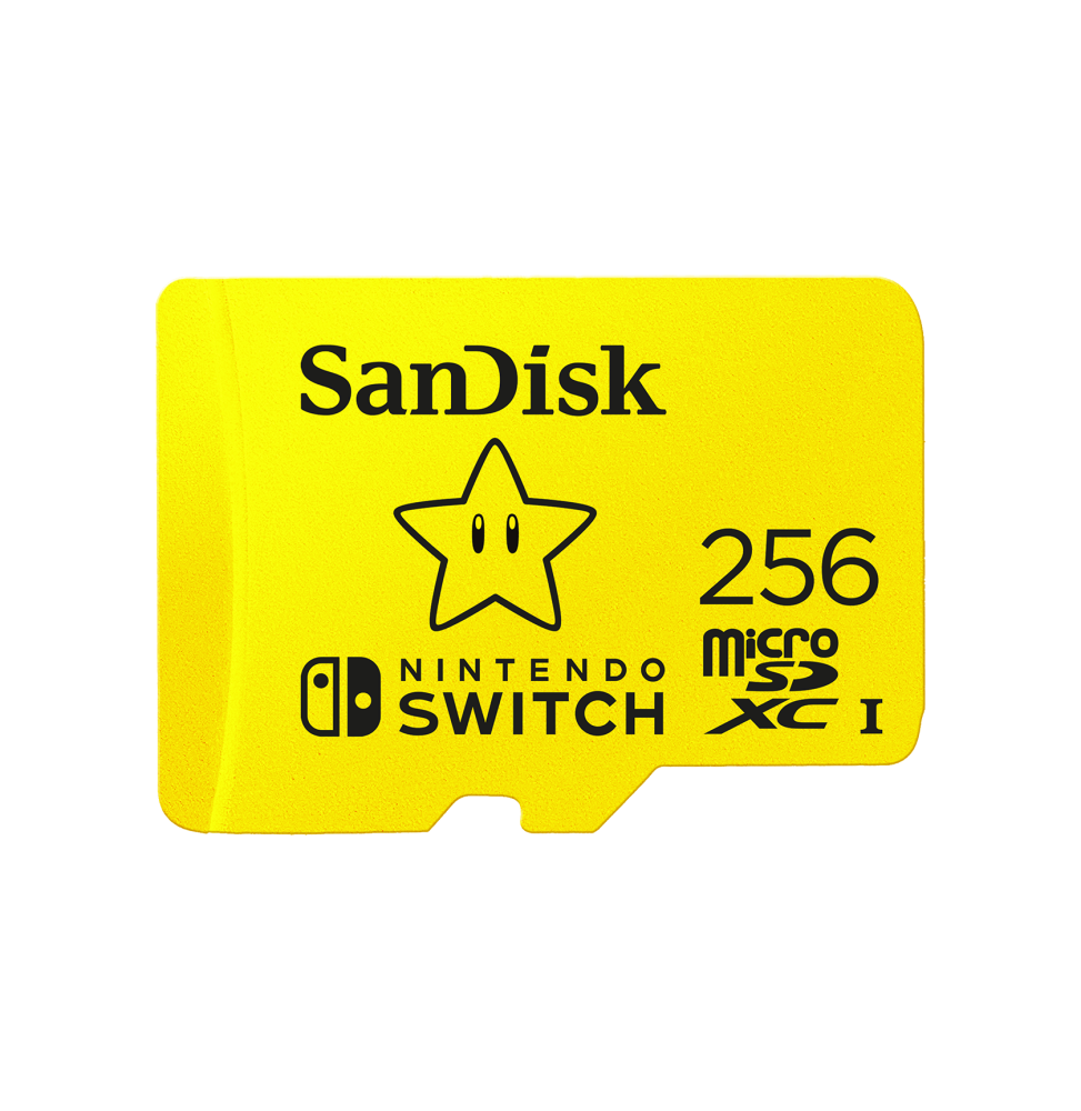 SanDisk Cartes mémoire sous licence Nintendo® pour Nintendo Switch™ - 256 Go