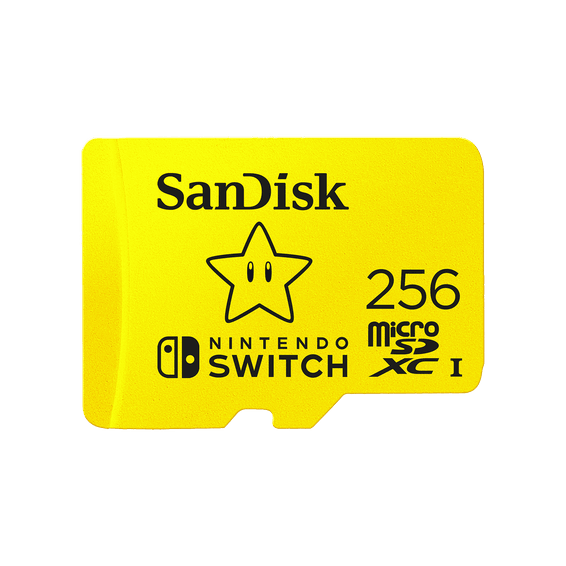 SanDisk Cartes mémoire sous licence Nintendo® pour Nintendo Switch™ - 256 Go