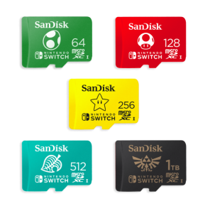 SanDisk Cartes mémoire sous licence Nintendo® pour Nintendo Switch™ - 256 Go