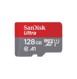 Carte microSD SanDisk Ultra avec adaptateur SD - 128 Go