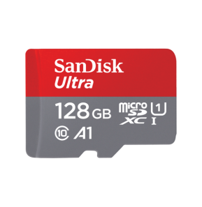 Carte microSD SanDisk Ultra avec adaptateur SD - 128 Go