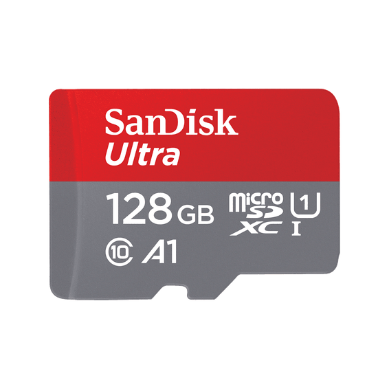 Carte microSD SanDisk Ultra avec adaptateur SD - 128 Go