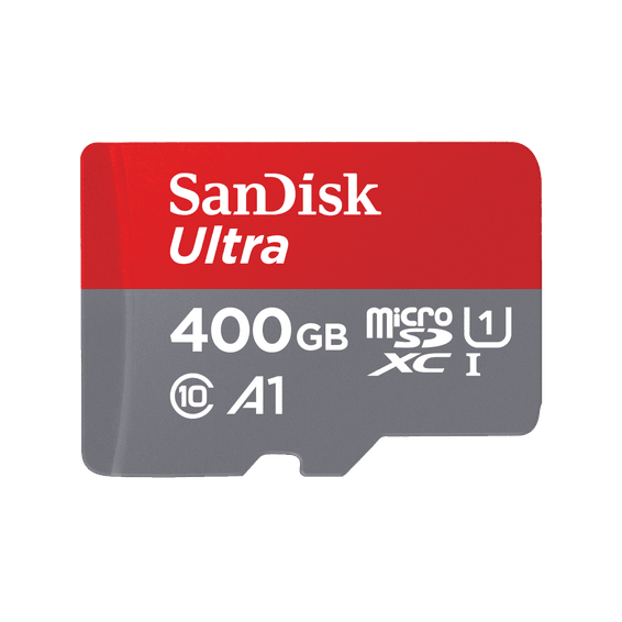 SanDisk Ultra microSD with SD Adapter (Up to 120MBPs) - 400 Go