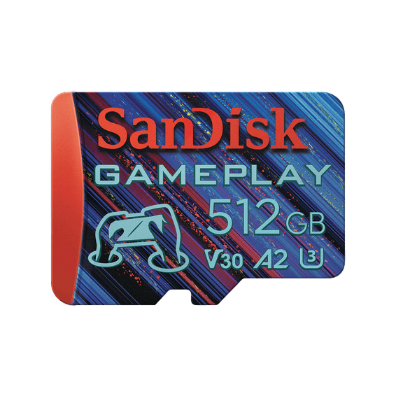 Carte microSD™ SanDisk GamePlay pour jeux sur smartphone et console portable - 512 Go