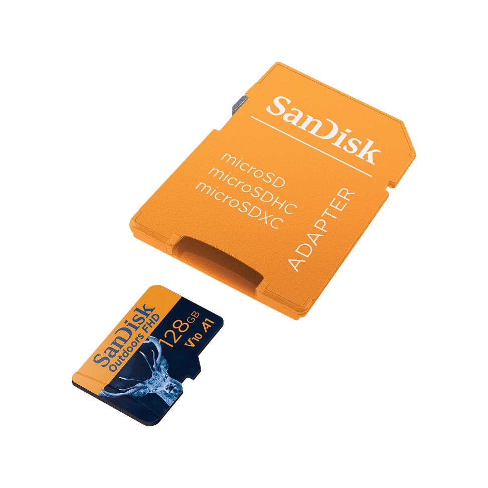 Carte mémoire microSDHC/XC UHS-I SanDisk Outdoors FHD avec adaptateur - Pack de deux - 128 Go — image 2