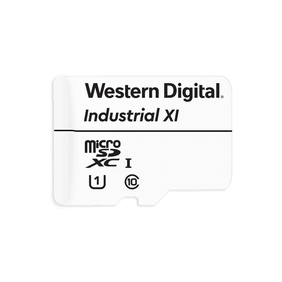 Western Digital Carte microSD pour industriels - Température de fonctionnement : -40°C à 85°C - Endurance : Standard - NAND : 2D