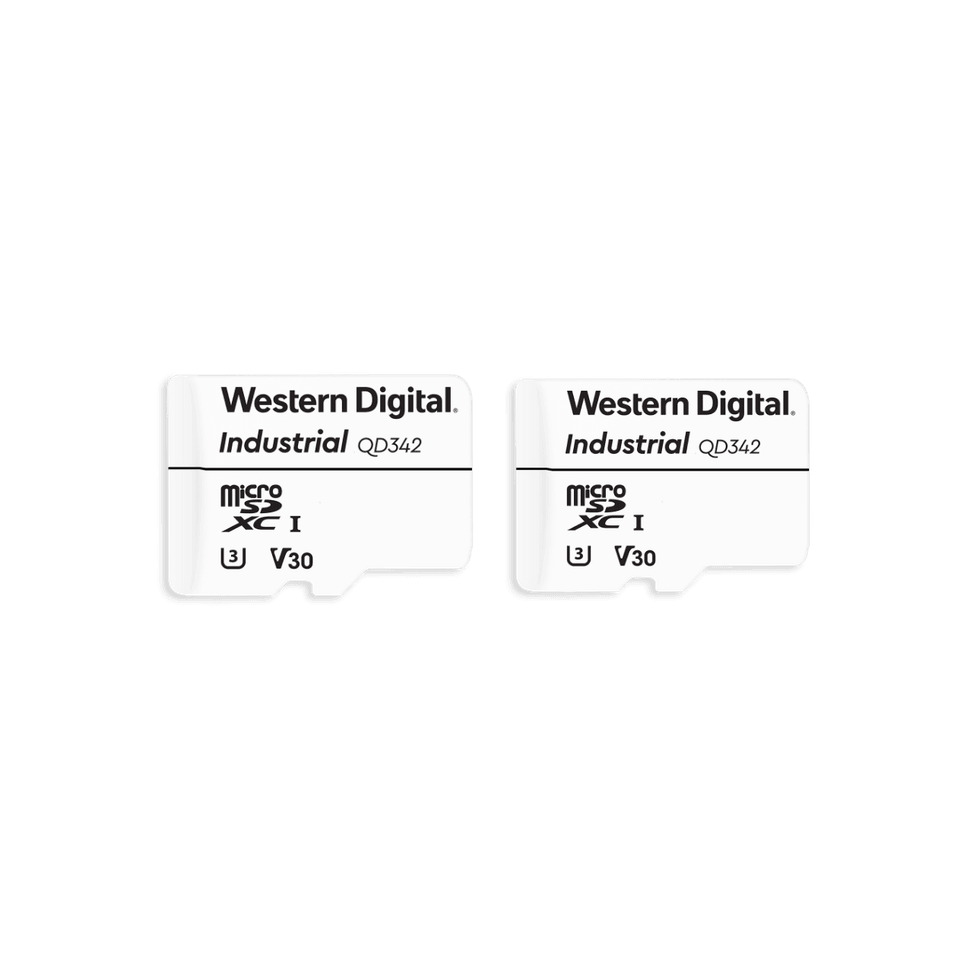 Western Digital Carte microSD pour industriels - Température de fonctionnement : -25°C à 85°C - Endurance : Standard - NAND : 3D — image 2