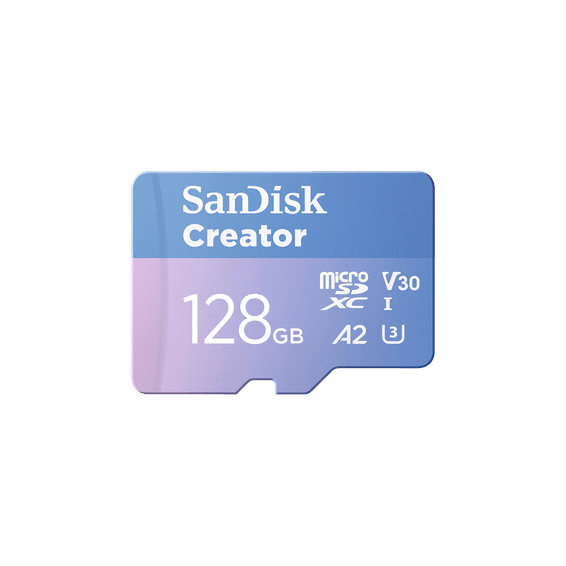 Carte microSD SanDisk Creator - 128 Go