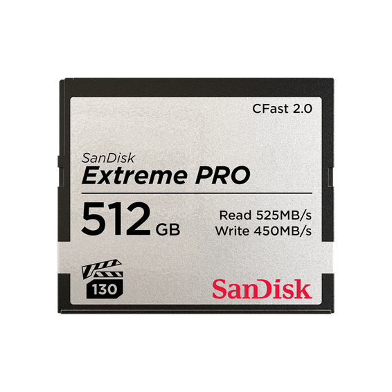 Carte Mémoire SanDisk Extreme PRO CFast 2.0 - 512 Go