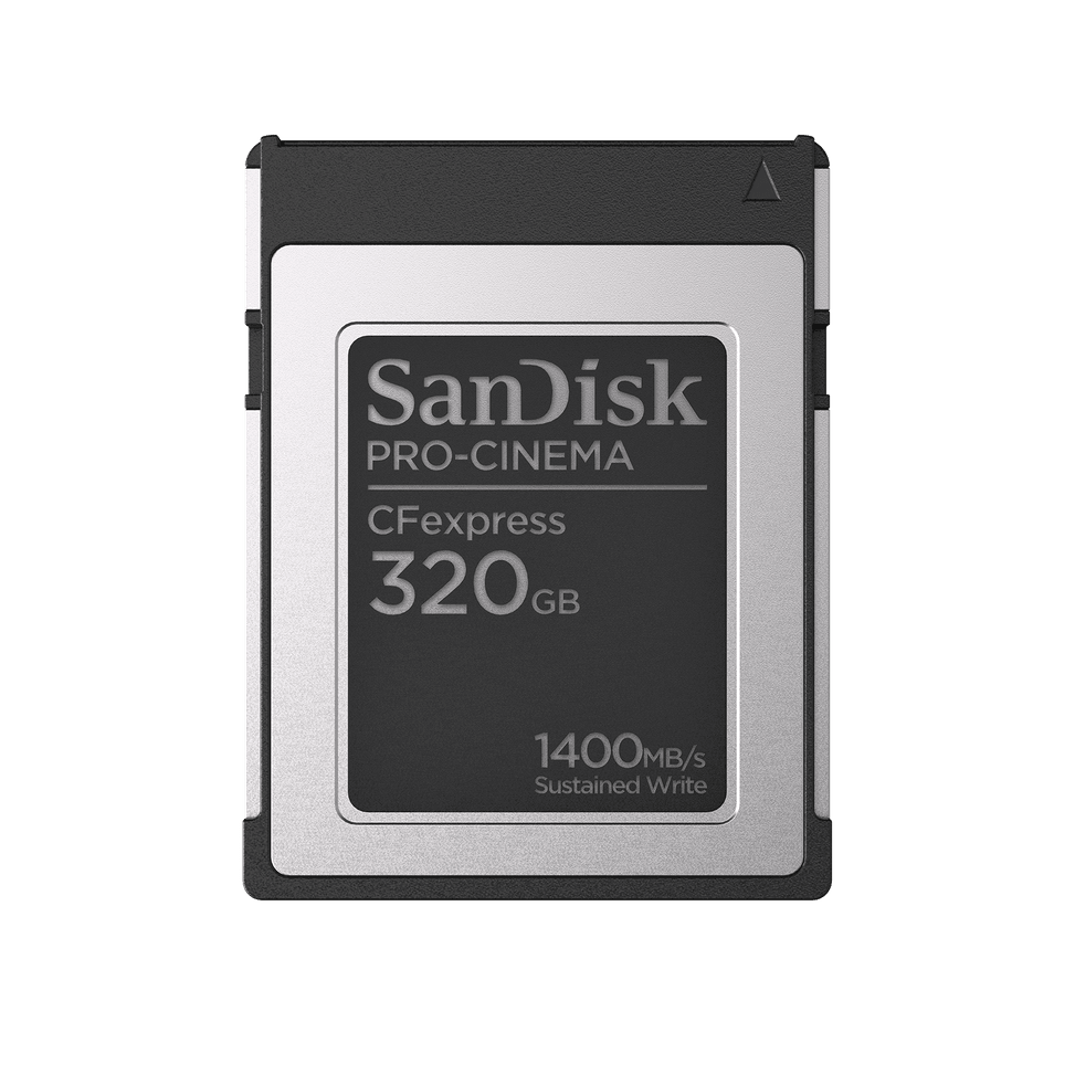 Carte mémoire SanDisk® CFexpress™ PRO-CINEMA Type B - 320 Go — image 1