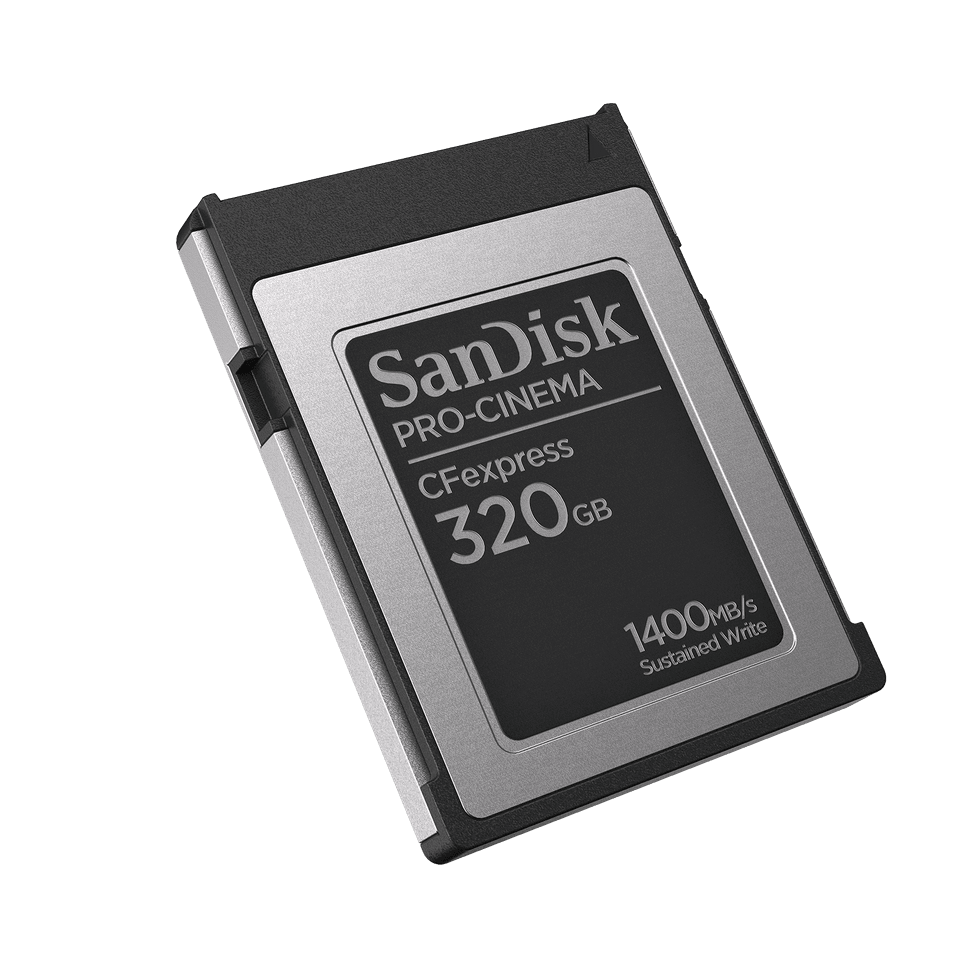 Carte mémoire SanDisk® CFexpress™ PRO-CINEMA Type B - 320 Go — image 3