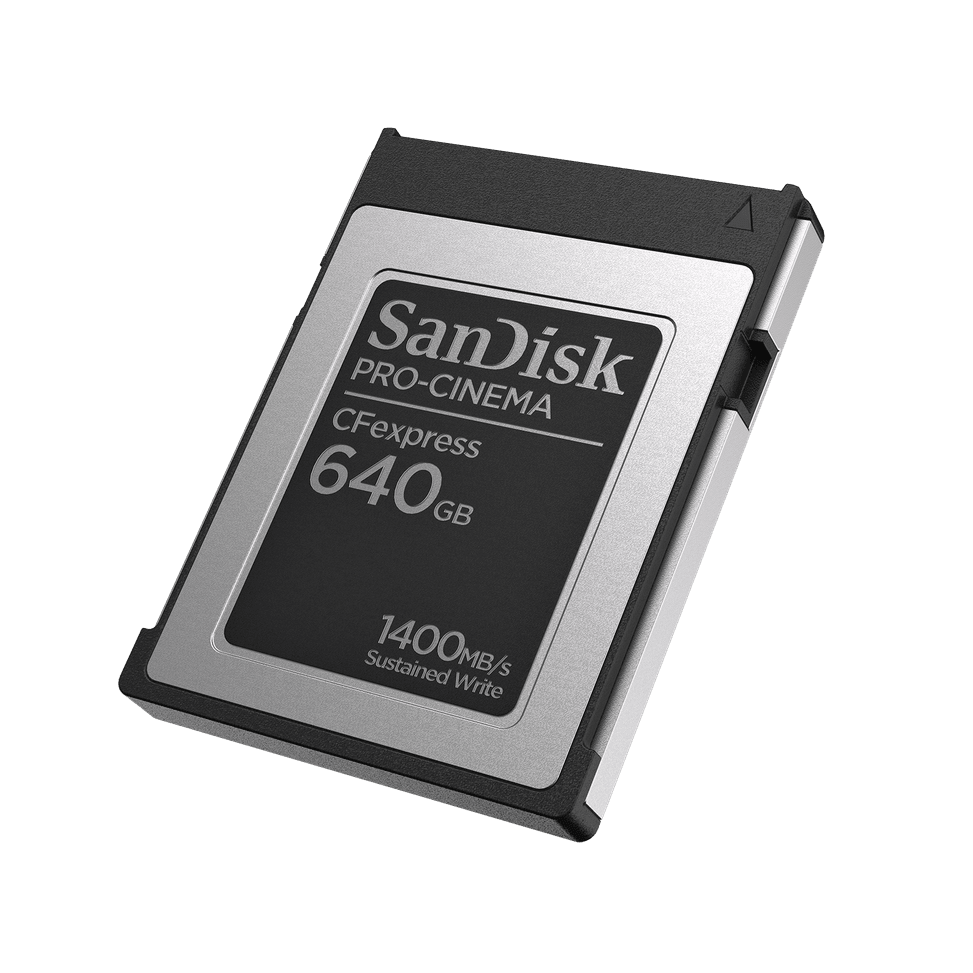 Carte mémoire SanDisk® CFexpress™ PRO-CINEMA Type B - 640 Go — image 2