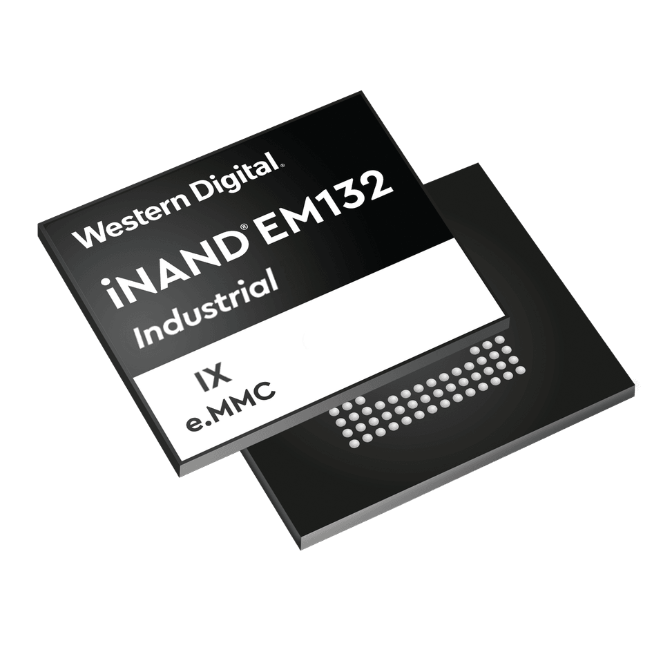 Western Digital e.MMC pour l’industrie - Température de fonctionnement : -25°C à 85°C - NAND : 3D NAND - 64 Go — image 2