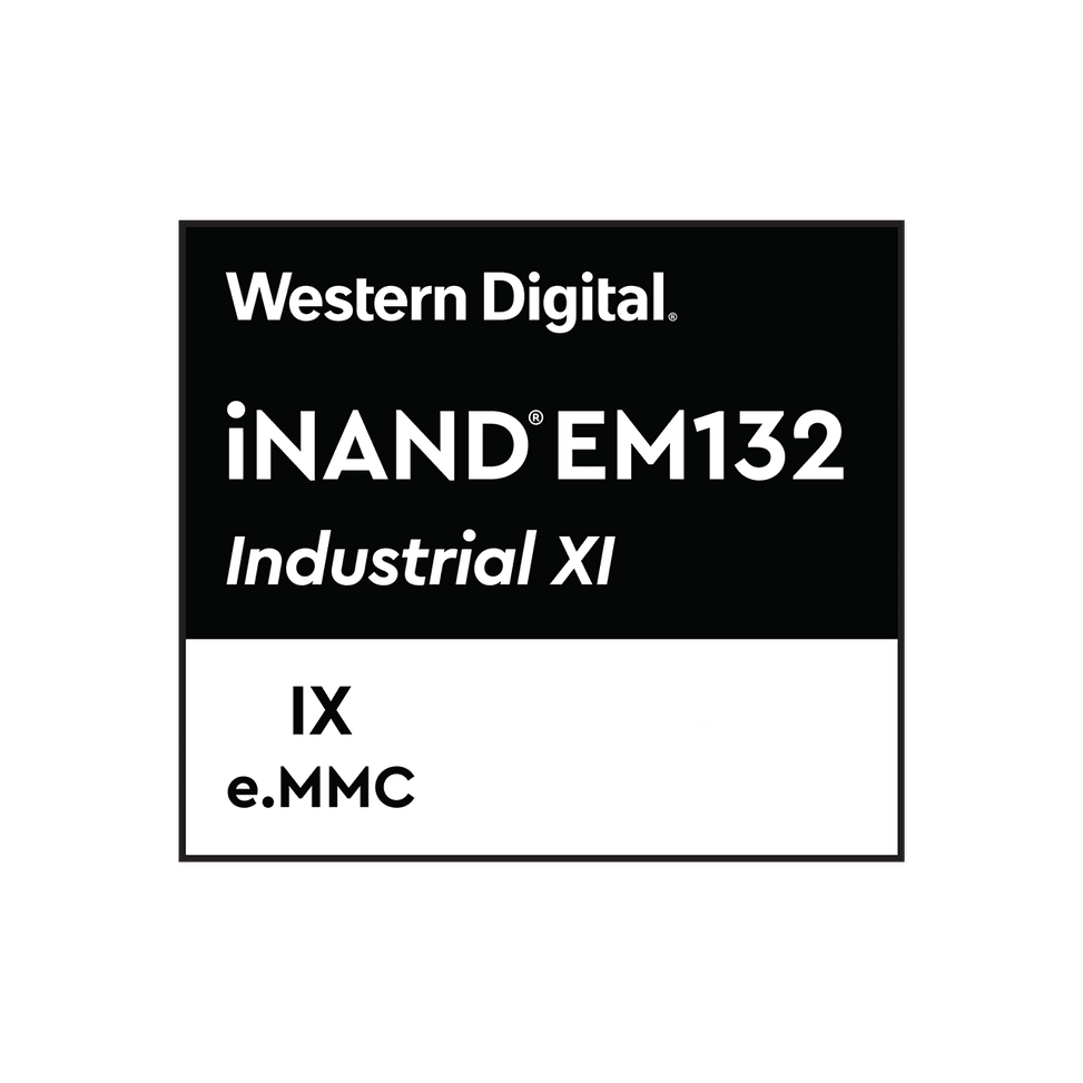 Western Digital e.MMC pour l’industrie - Température de fonctionnement : -40°C à 85°C - NAND : 3D NAND - 128 Go — image 1