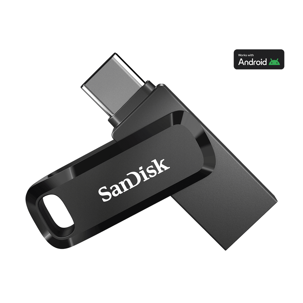 SanDisk Clé double connectique USB Type-C™ Ultra Dual Drive Go - 512 Go - Noir — image 1