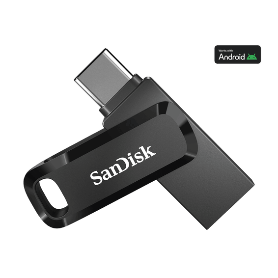 SanDisk Clé double connectique USB Type-C™ Ultra Dual Drive Go - 512 Go - Noir
