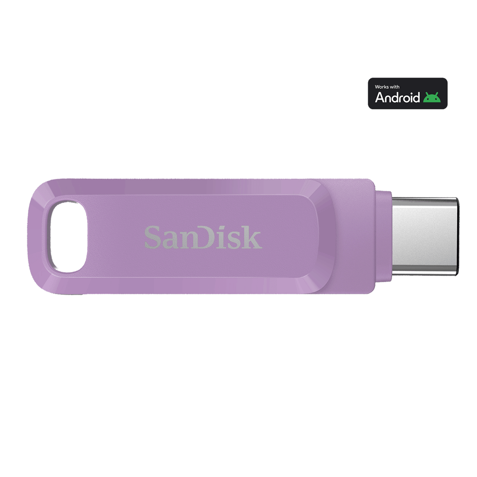 SanDisk Clé double connectique USB Type-C™ Ultra Dual Drive Go - 1 To - Lavande — image 1