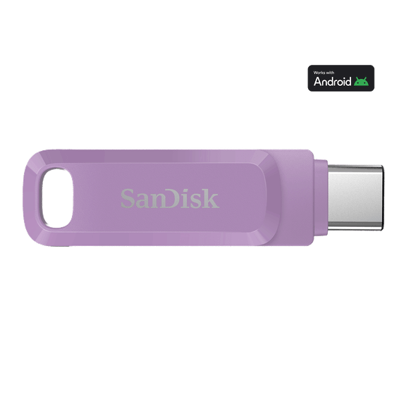 SanDisk Clé double connectique USB Type-C™ Ultra Dual Drive Go - 1 To - Lavande