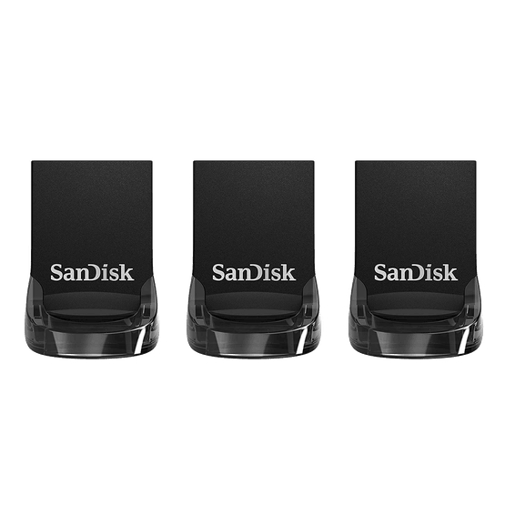 Clé USB 3.2 SanDisk Ultra Fit - 32 Go - Pack de triple