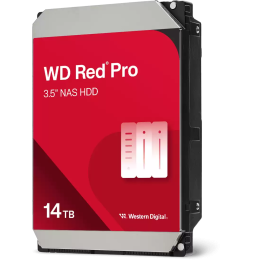 Disque dur interne 3.5" Western Digital Red Pro 14 To pour NAS (WD142KFGX)
