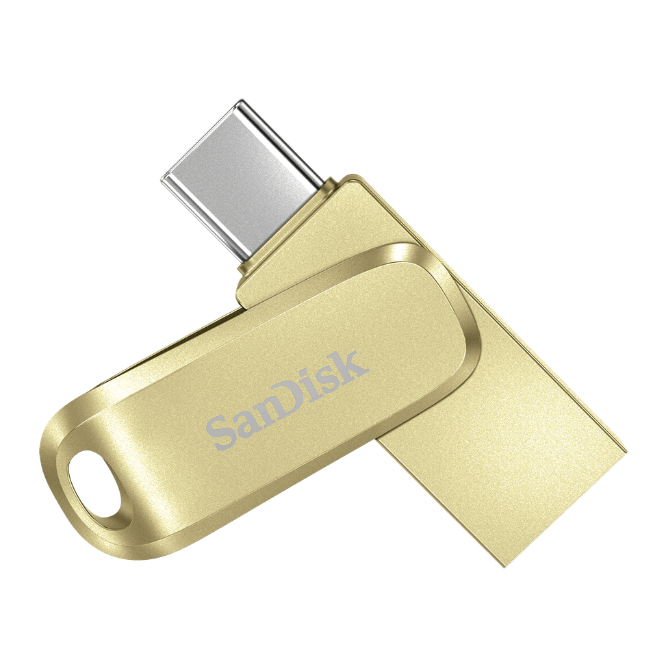 Clé USB Type-C™ SanDisk Ultra® Dual Drive Luxe - 256 Go - Or — image 1