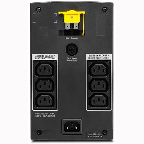 Onduleur Line interactive APC Back-UPS 230V AVR 415 Watts / 800 VA (BX800LI)