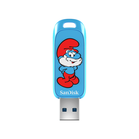 Clé USB SanDisk Les Schtroumpfs - 128 Go