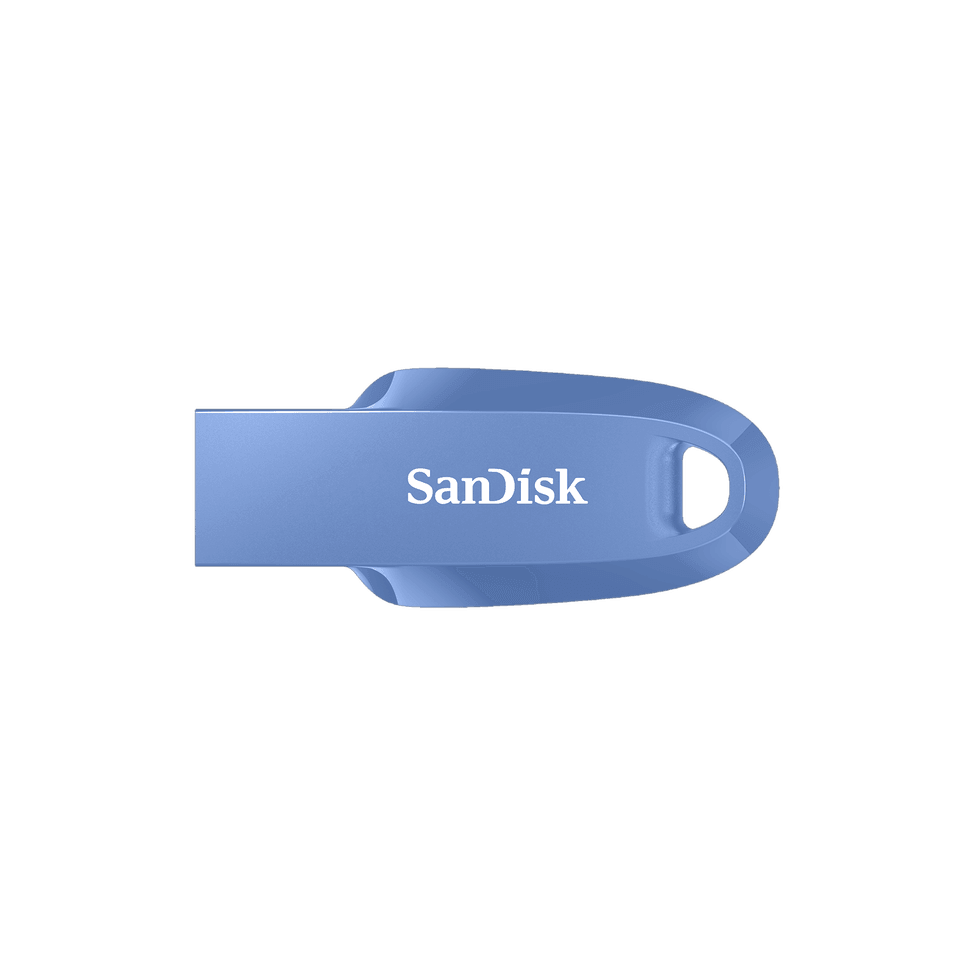 Clé USB 3.2 SanDisk Ultra Curve - 64 Go - India Blue — image 1
