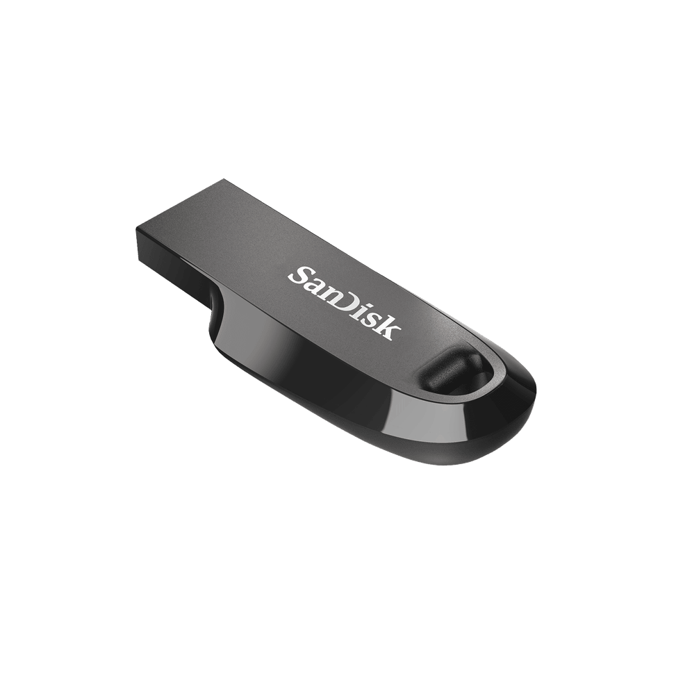 Clé USB 3.2 SanDisk Ultra Curve - 128 Go - Noir — image 3