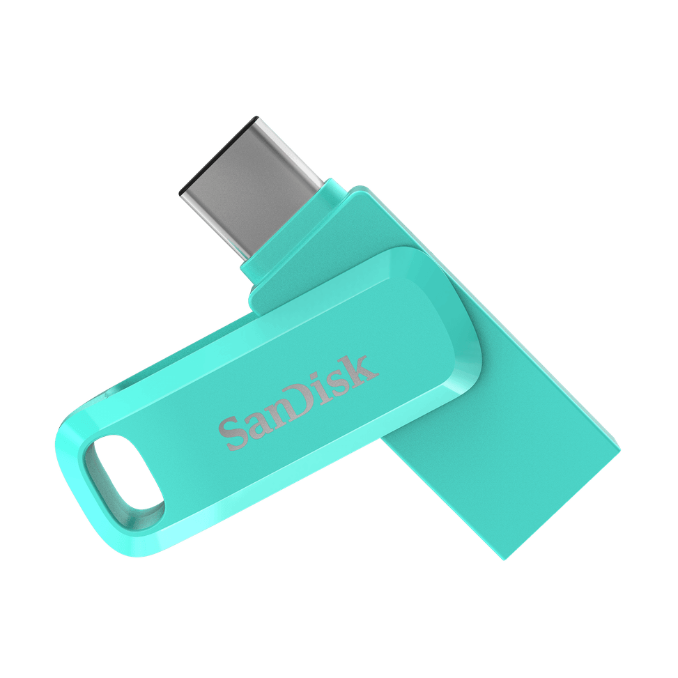 SanDisk Clé double connectique USB Type-C™ Ultra Dual Drive Go - 256 Go - Menthe — image 1