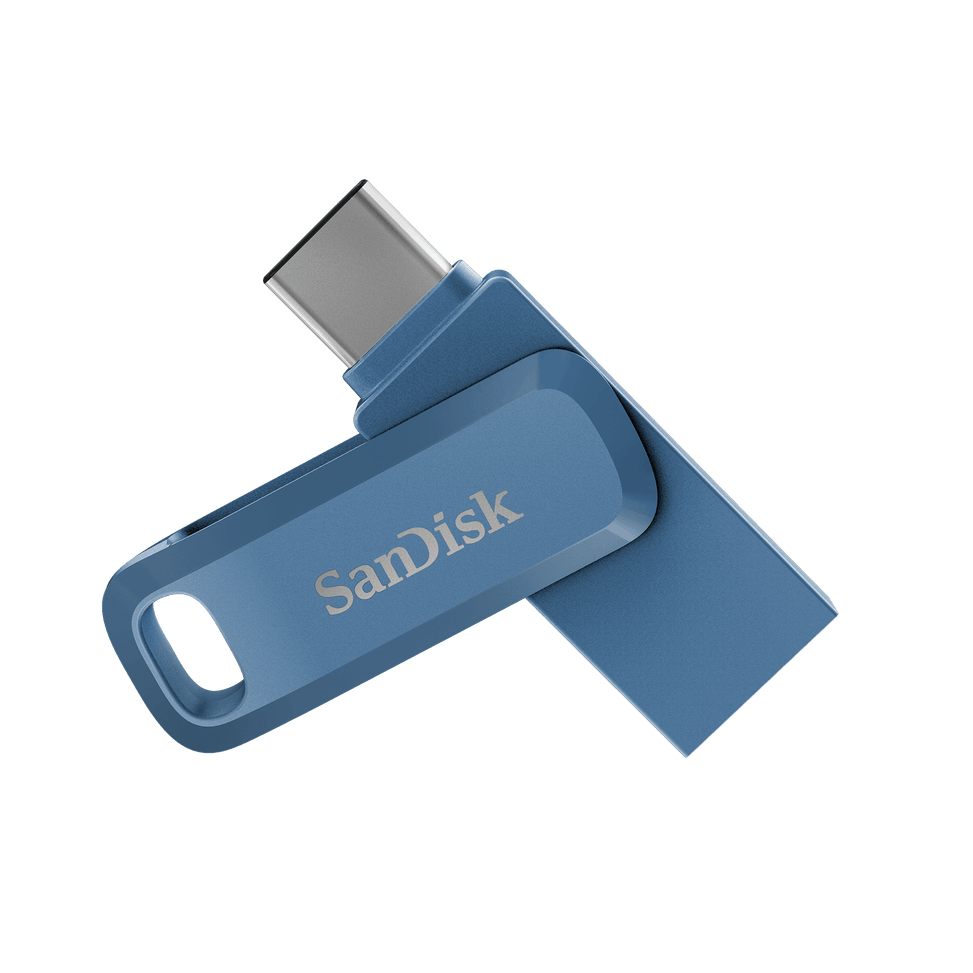 SanDisk Clé double connectique USB Type-C™ Ultra Dual Drive Go - 512 Go - Bleu marine — image 1