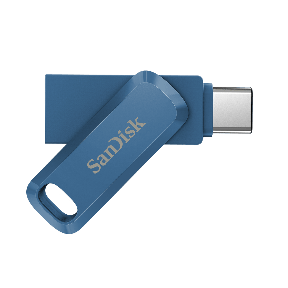 SanDisk Clé double connectique USB Type-C™ Ultra Dual Drive Go - 512 Go - Bleu marine — image 3