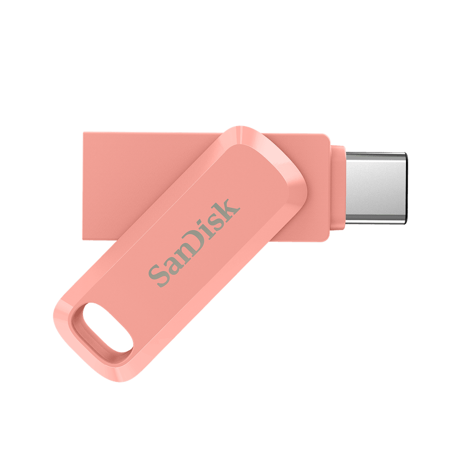 SanDisk Clé double connectique USB Type-C™ Ultra Dual Drive Go - 512 Go - Pêche — image 3