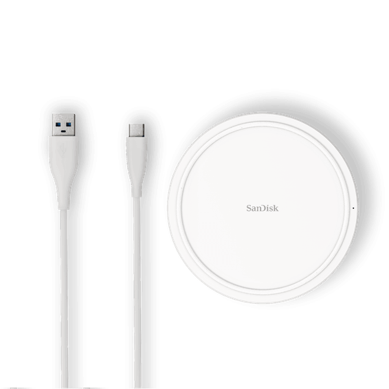 Pavé de charge sans fil SanDisk® iXpand® Wireless Charger Pad de 15 W (Adaptateur AC non inclus)
