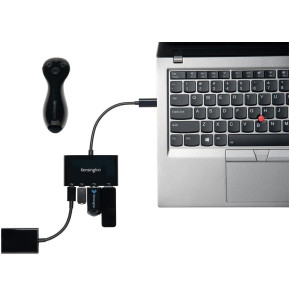 Hub USB-C Kensington CH1000 4 ports (K39124EU)