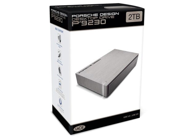 Disque dur externe LaCie Porsche Design P'9230 Desktop Drive - 3TB