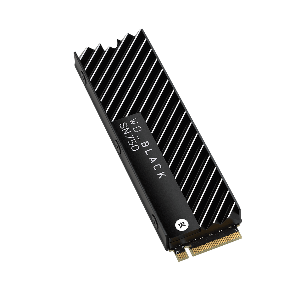 Western Digital WD_BLACK SN750 NVMe™ SSD - Thermique : Avec dissipateur thermique - 500 Go — image 2