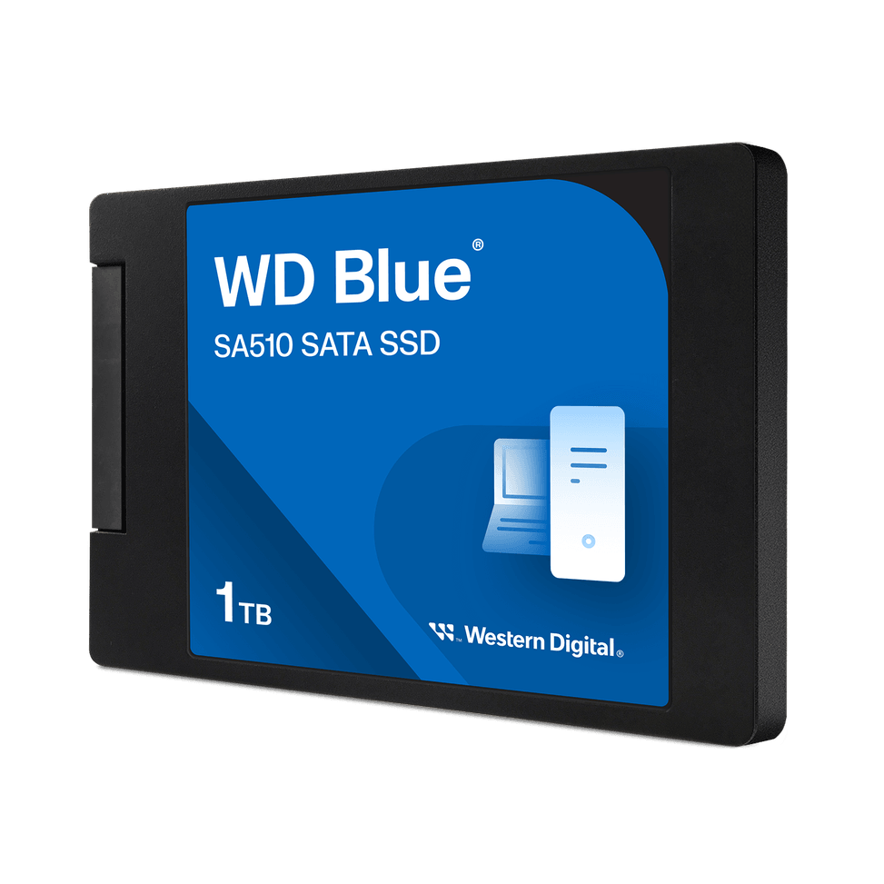 Western Digital Disque SSD SATA WD Blue SA510 au format 2,5"/7 mm (boîtier) - 1 To — image 2