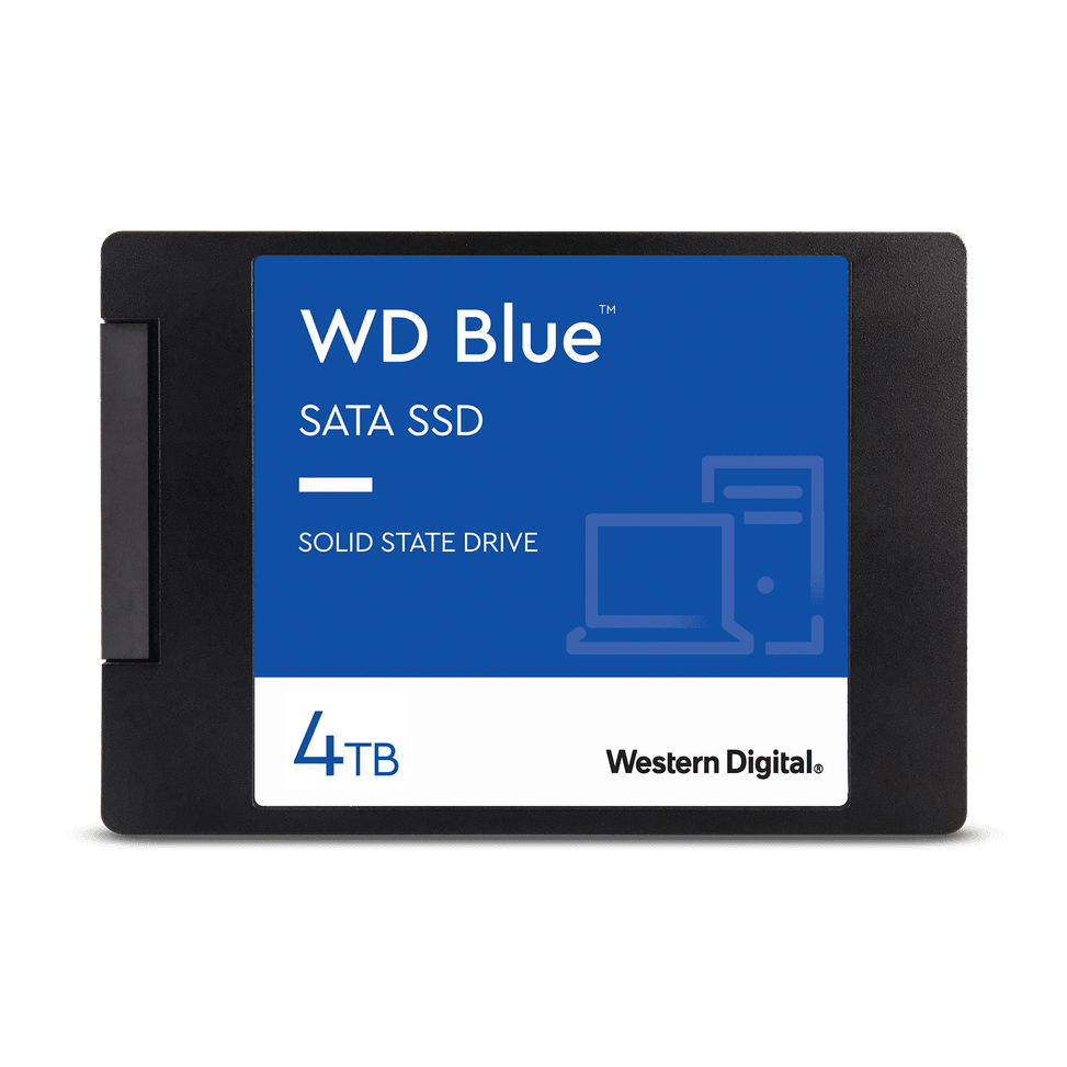Western Digital Disques SSD SATA WD Blue™ au format 2,5”/7 mm - 4 To — image 1