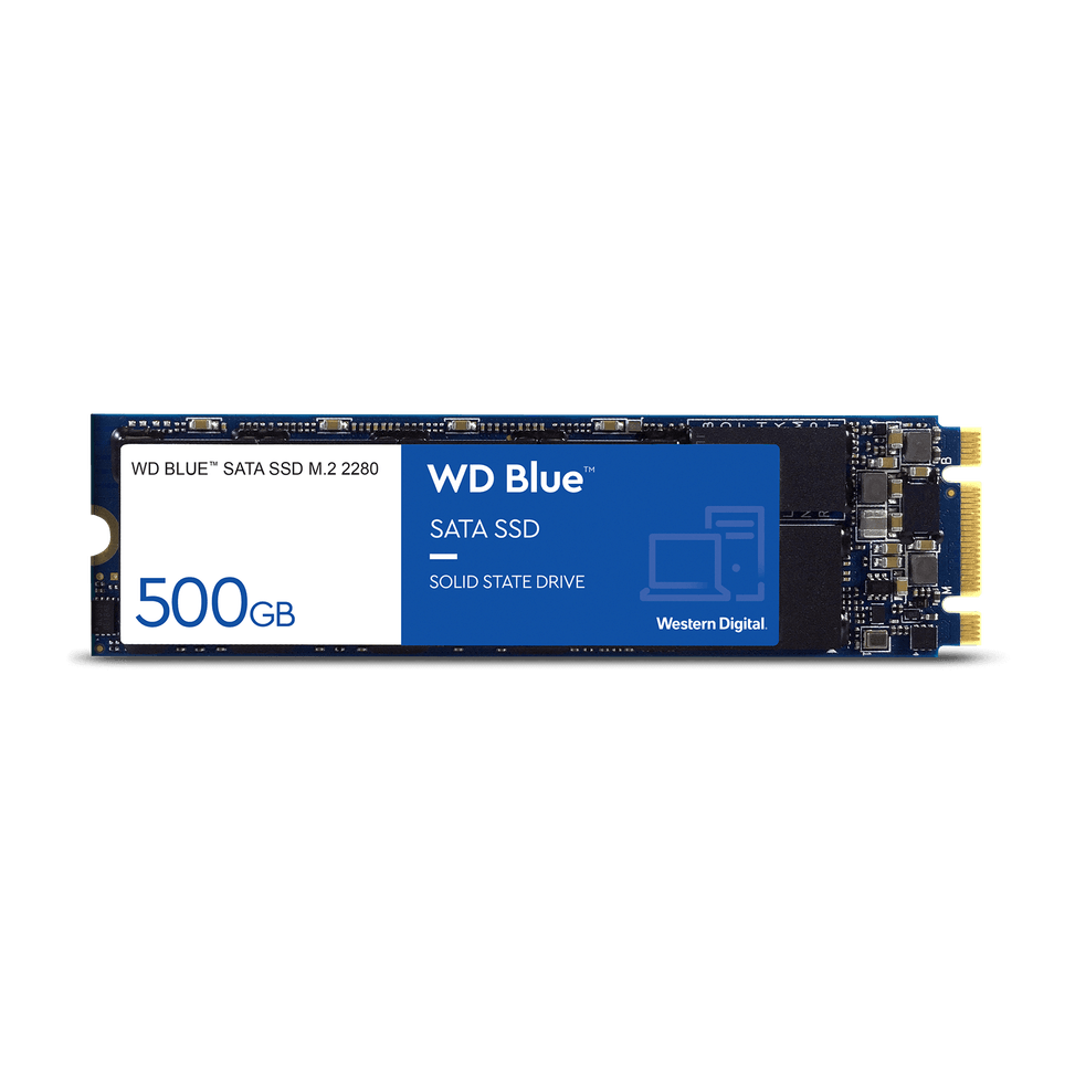 Western Digital Disque SSD SATA WD Blue™ M.2 2280 - 500 Go — image 1