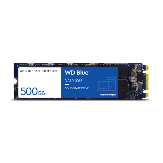 Western Digital Disque SSD SATA WD Blue™ M.2 2280 - 500 Go