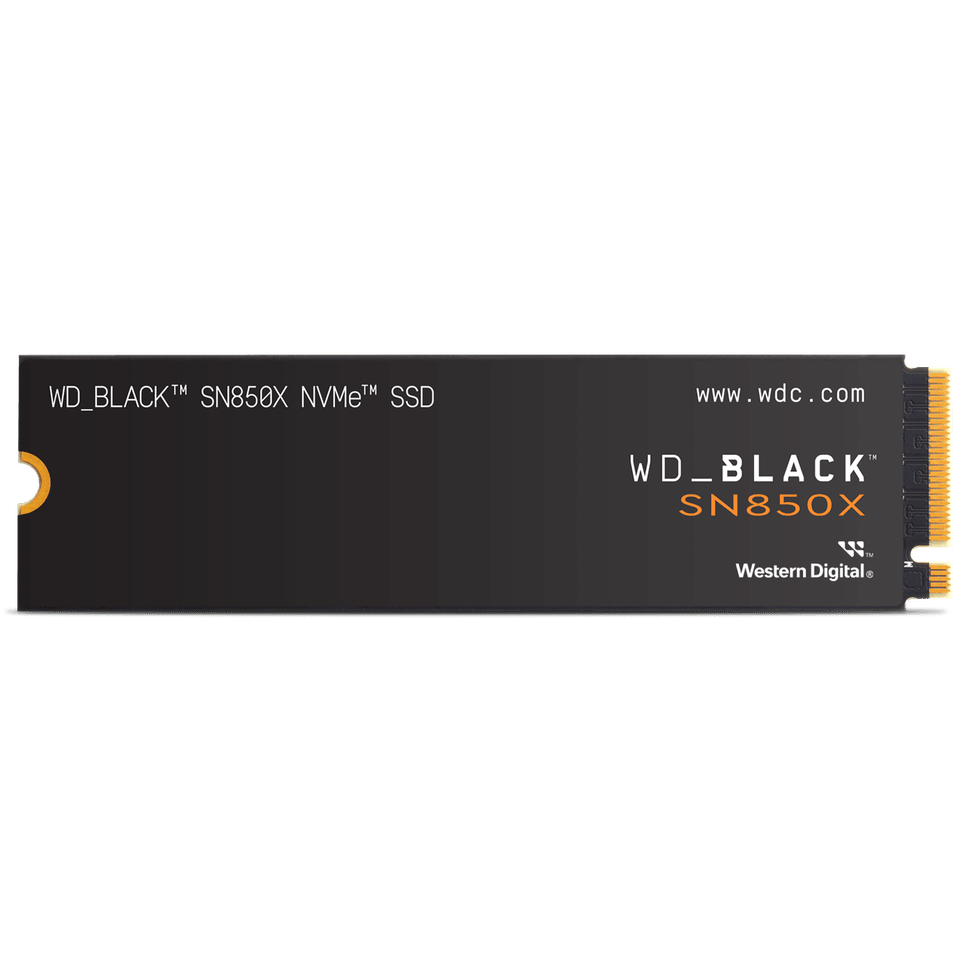 Western Digital WD_BLACK SN850X NVMe™ SSD - 2 To - Thermique : sans dissipateur thermique — image 1