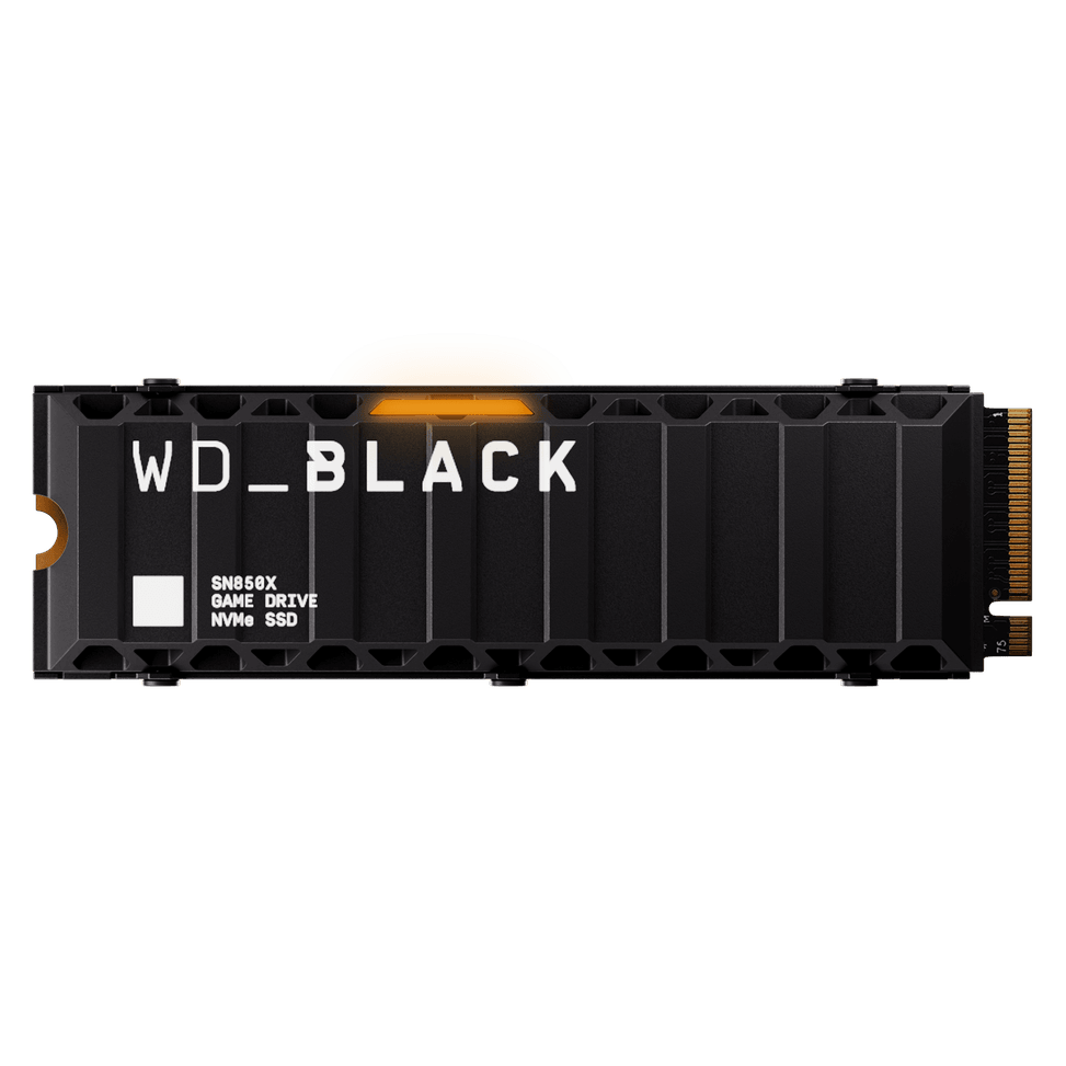 Western Digital WD_BLACK SN850X NVMe™ SSD - 4 To - Thermique : Avec dissipateur thermique — image 1