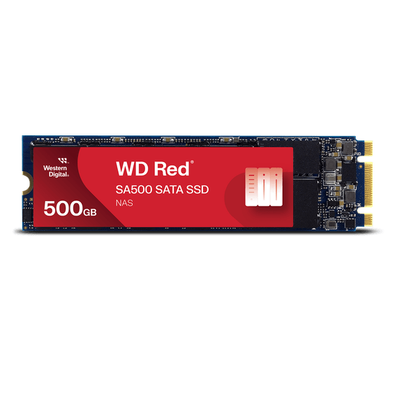 Western Digital Disque SSD SATA NAS SA500 WD Red™ au format M.2 2280 - 500 Go