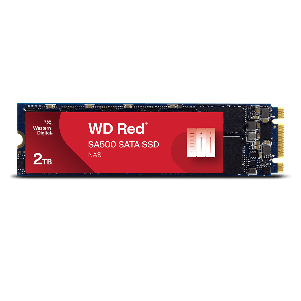 Western Digital Disque SSD SATA NAS SA500 WD Red™ au format M.2 2280 - 2 To — image 1